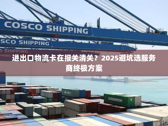 进出口物流卡在报关清关？2025避坑选服务商终极方案