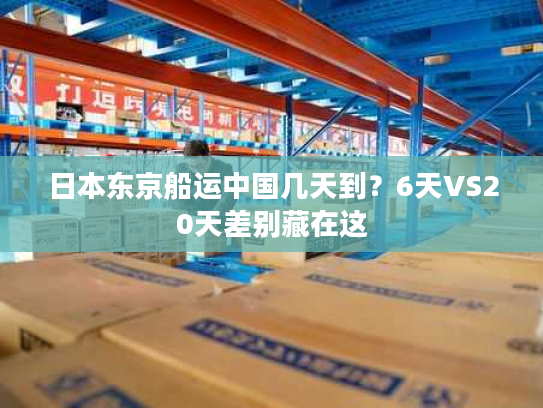 日本东京船运中国几天到？6天VS20天差别藏在这