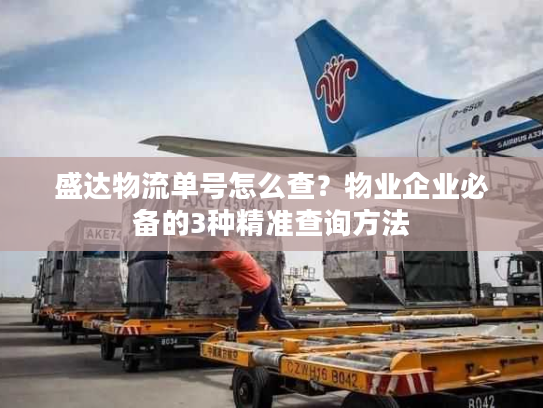 盛达物流单号怎么查？物业企业必备的3种精准查询方法