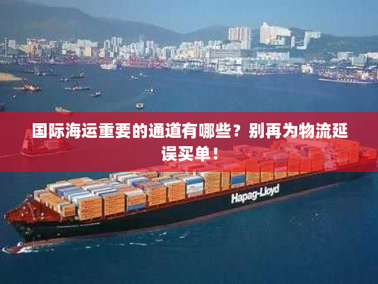 国际海运重要的通道有哪些？别再为物流延误买单！