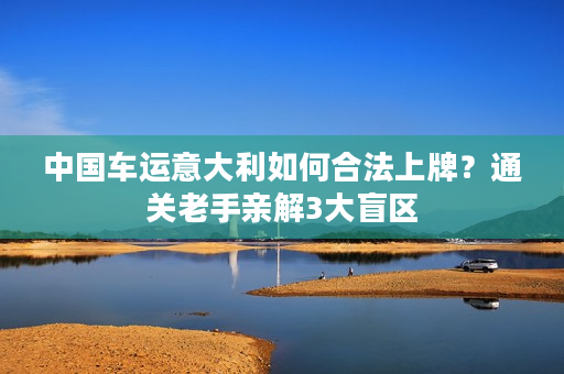 中国车运意大利如何合法上牌？通关老手亲解3大盲区