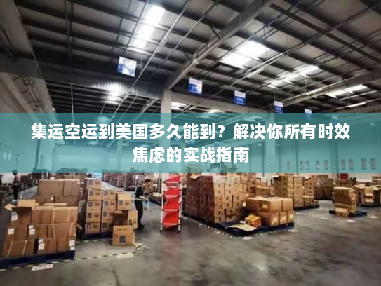 集运空运到美国多久能到?解决你所有时效焦虑的实战指南 集运空运到美国多久能到?解决你所有时效焦虑的实战指南