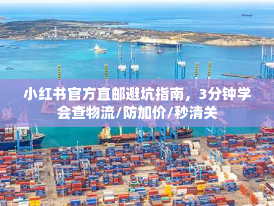 小红书官方直邮避坑指南,3分钟学会查物流/防加价/秒清关 小红书官方直邮避坑指南,3分钟学会查物流/防加价/秒清关