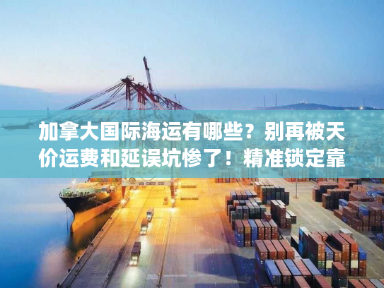 加拿大国际海运有哪些？别再被天价运费和延误坑惨了！精准锁定靠谱伙伴的实战指南