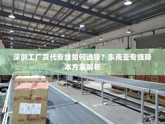 深圳工厂货代专线如何选择？东南亚专线降本方案解析
