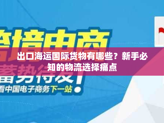 出口海运国际货物有哪些？新手必知的物流选择痛点