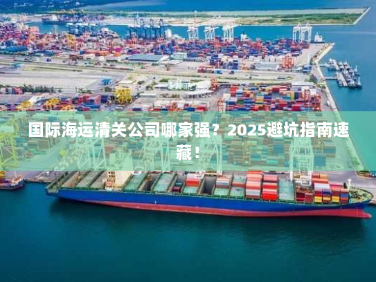 国际海运清关公司哪家强？2025避坑指南速藏！