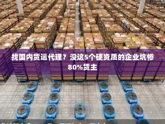 找国内货运代理？没这5个硬资质的企业坑惨80%货主