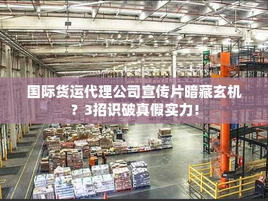 国际货运代理公司宣传片暗藏玄机？3招识破真假实力！