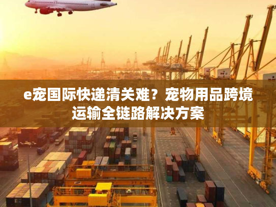 e宠国际快递清关难?宠物用品跨境运输全链路解决方案 e宠国际快递清关难?宠物用品跨境运输全链路解决方案