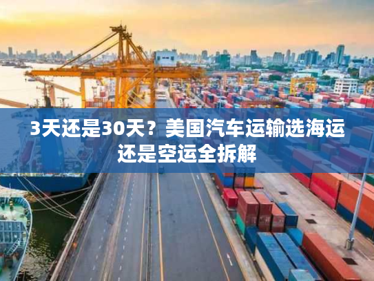 3天还是30天?美国汽车运输选海运还是空运全拆解 3天还是30天?美国汽车运输选海运还是空运全拆解