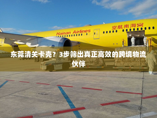 东莞清关卡壳？3步筛出真正高效的跨境物流伙伴