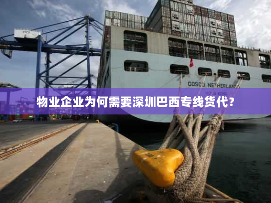 物业企业为何需要深圳巴西专线货代? 物业企业为何需要深圳巴西专线货代?