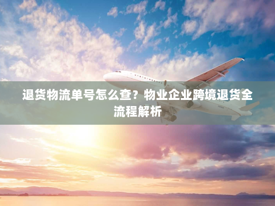 退货物流单号怎么查?物业企业跨境退货全流程解析 退货物流单号怎么查?物业企业跨境退货全流程解析