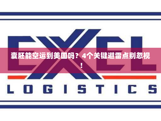 囊胚能空运到美国吗？4个关键避雷点别忽视！