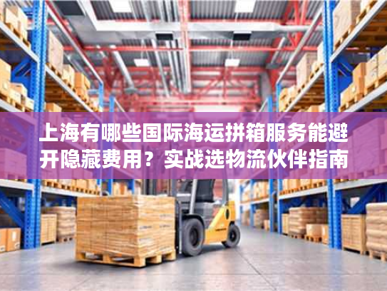 上海有哪些国际海运拼箱服务能避开隐藏费用？实战选物流伙伴指南