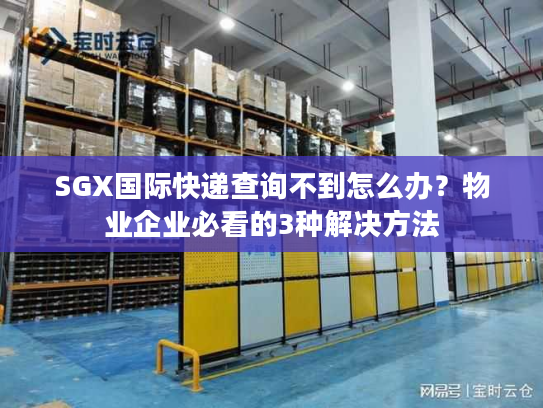 SGX国际快递查询不到怎么办？物业企业必看的3种解决方法