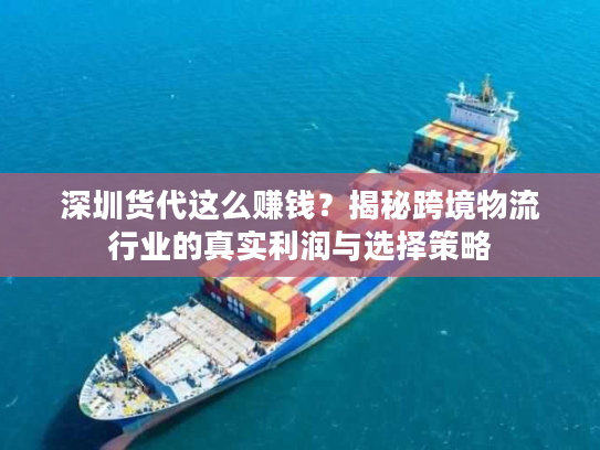 深圳货代这么赚钱?揭秘跨境物流行业的真实利润与选择策略 深圳货代这么赚钱?揭秘跨境物流行业的真实利润与选择策略