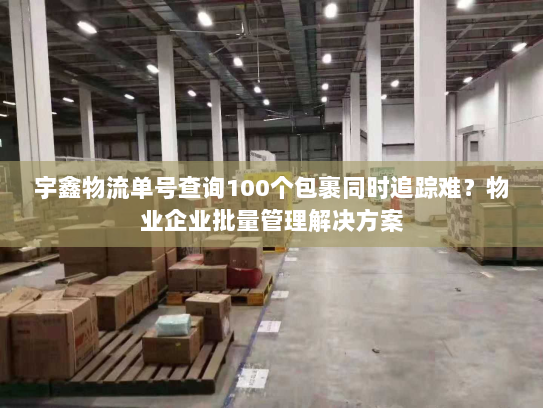 宇鑫物流单号查询100个包裹同时追踪难?物业企业批量管理解决方案 宇鑫物流单号查询100个包裹同时追踪难?物业企业批量管理解决方案