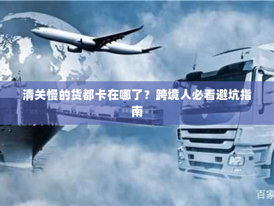 清关慢的货都卡在哪了？跨境人必看避坑指南