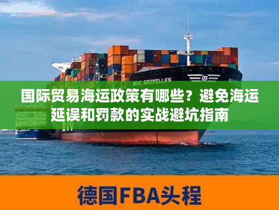 国际贸易海运政策有哪些？避免海运延误和罚款的实战避坑指南