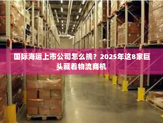 国际海运上市公司怎么挑?2025年这8家巨头藏着物流商机 国际海运上市公司怎么挑?2025年这8家巨头藏着物流商机