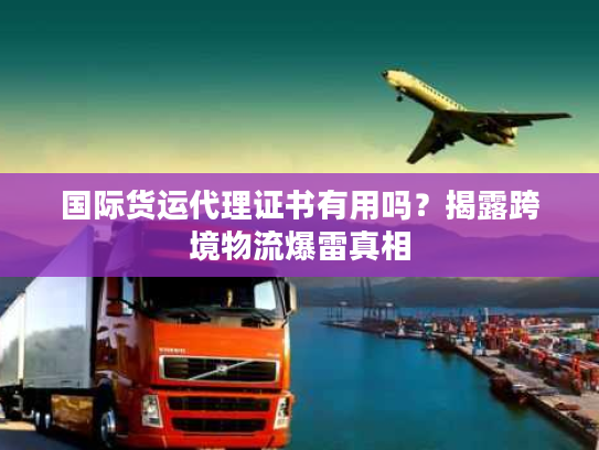 国际货运代理证书有用吗？揭露跨境物流爆雷真相