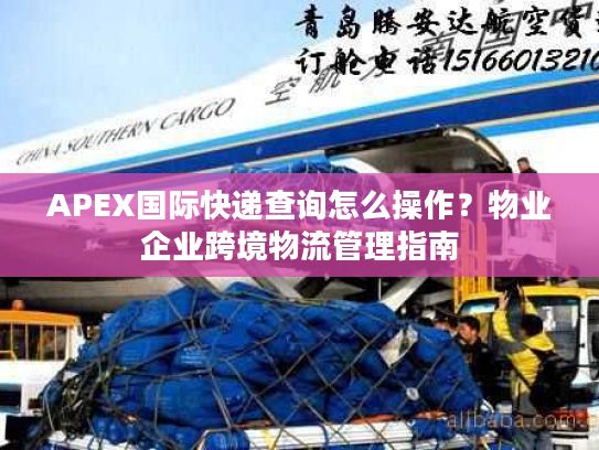 APEX国际快递查询怎么操作？物业企业跨境物流管理指南