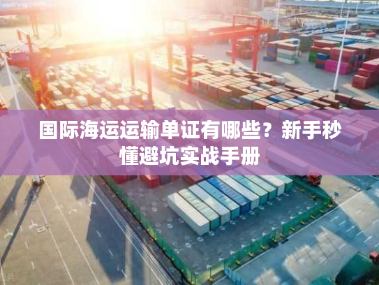 国际海运运输单证有哪些?新手秒懂避坑实战手册 国际海运运输单证有哪些?新手秒懂避坑实战手册