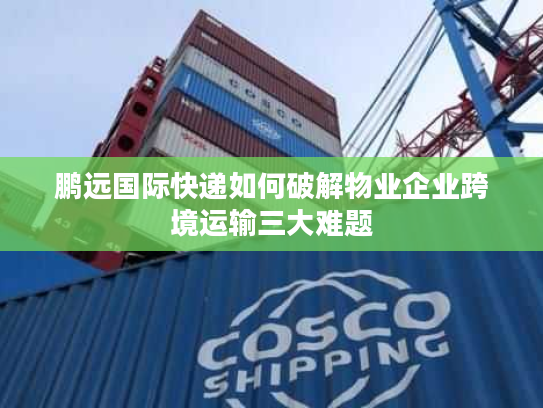 鹏远国际快递如何破解物业企业跨境运输三大难题