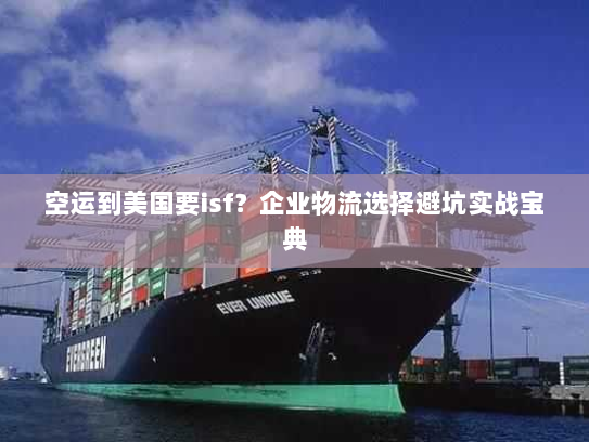 空运到美国要isf?企业物流选择避坑实战宝典 空运到美国要isf?企业物流选择避坑实战宝典