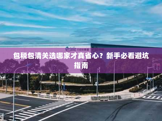包税包清关选哪家才真省心？新手必看避坑指南