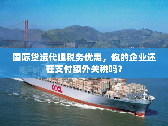 国际货运代理税务优惠,你的企业还在支付额外关税吗? 国际货运代理税务优惠,你的企业还在支付额外关税吗?