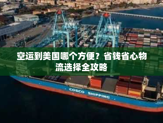 空运到美国哪个方便？省钱省心物流选择全攻略