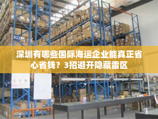 深圳有哪些国际海运企业能真正省心省钱？3招避开隐藏雷区