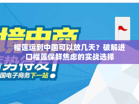 榴莲运到中国可以放几天?破解进口榴莲保鲜焦虑的实战选择 榴莲运到中国可以放几天?破解进口榴莲保鲜焦虑的实战选择
