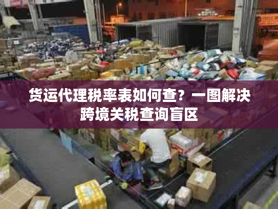 货运代理税率表如何查?一图解决跨境关税查询盲区 货运代理税率表如何查?一图解决跨境关税查询盲区