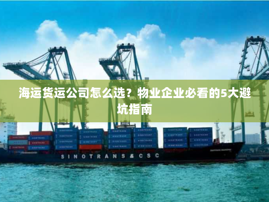 海运货运公司怎么选？物业企业必看的5大避坑指南