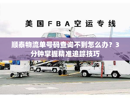 顺泰物流单号码查询不到怎么办？3分钟掌握精准追踪技巧