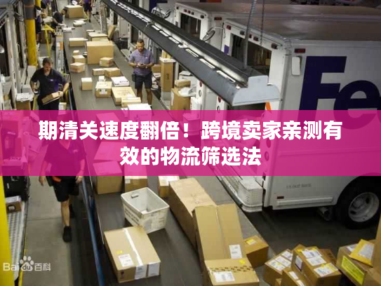 期清关速度翻倍！跨境卖家亲测有效的物流筛选法