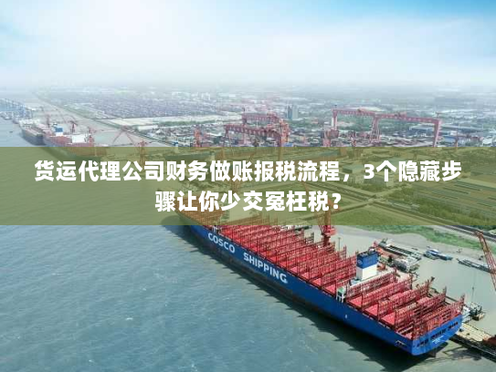 货运代理公司财务做账报税流程,3个隐藏步骤让你少交冤枉税? 货运代理公司财务做账报税流程,3个隐藏步骤让你少交冤枉税?