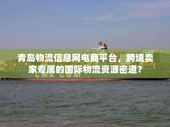 青岛物流信息网电商平台,跨境卖家专属的国际物流资源密道? 青岛物流信息网电商平台,跨境卖家专属的国际物流资源密道?