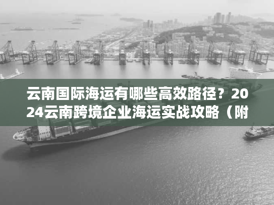 云南国际海运有哪些高效路径?2024云南跨境企业海运实战攻略(附3个真实案例) 云南国际海运有哪些高效路径?2024云南跨境企业海运实战攻略(附3个真实案例)