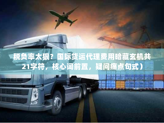 税负率太狠?国际货运代理费用暗藏玄机共21字符,核心词前置,疑问痛点句式) 税负率太狠?国际货运代理费用暗藏玄机共21字符,核心词前置,疑问痛点句式)