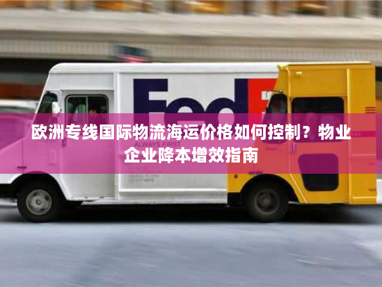 欧洲专线国际物流海运价格如何控制?物业企业降本增效指南 欧洲专线国际物流海运价格如何控制?物业企业降本增效指南