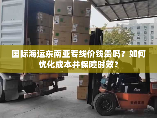 国际海运东南亚专线价钱贵吗？如何优化成本并保障时效？