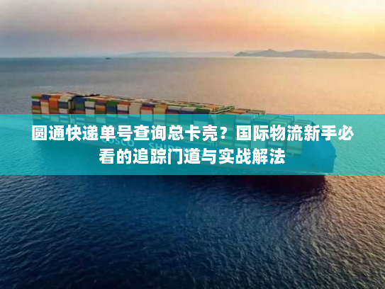 圆通快递单号查询总卡壳？国际物流新手必看的追踪门道与实战解法
