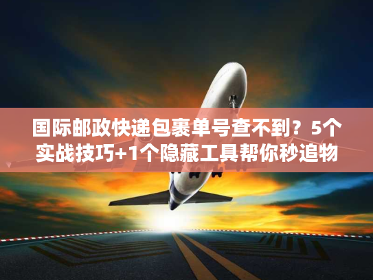 国际邮政快递包裹单号查不到?5个实战技巧+1个隐藏工具帮你秒追物流! 国际邮政快递包裹单号查不到?5个实战技巧+1个隐藏工具帮你秒追物流!