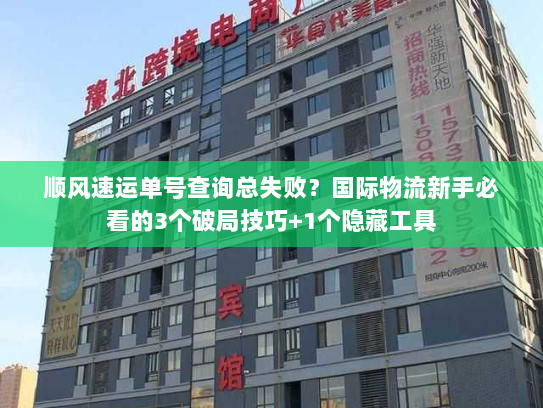 顺风速运单号查询总失败？国际物流新手必看的3个破局技巧+1个隐藏工具