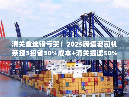 清关盒选错亏哭！2025跨境老司机亲授3招省30%成本+清关提速50%